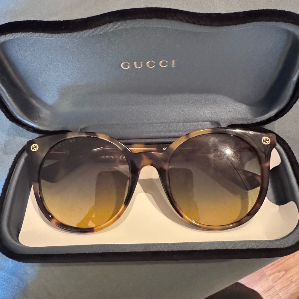 Gucci Brown Gradient Sunglasses - image 1